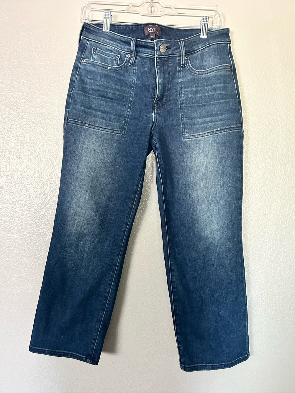 NYDJ Lift Tuck Denim Jeans Dark Wash Size 6P 6 Petite